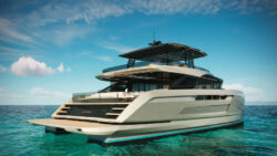 Dolomia Yachts catamaran rendering