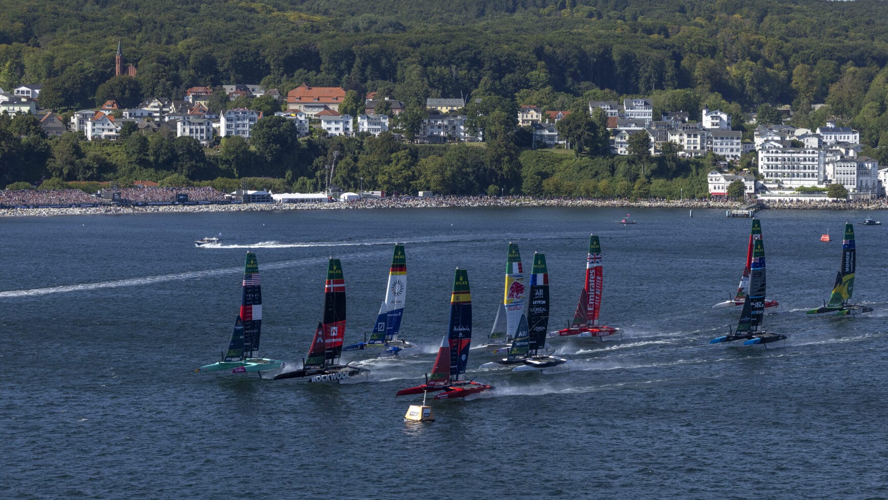 SailGP fleet in Germany