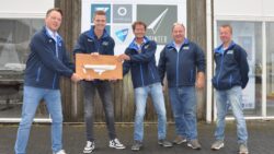 the team from Jachtwerf Heeg sailing boat builders