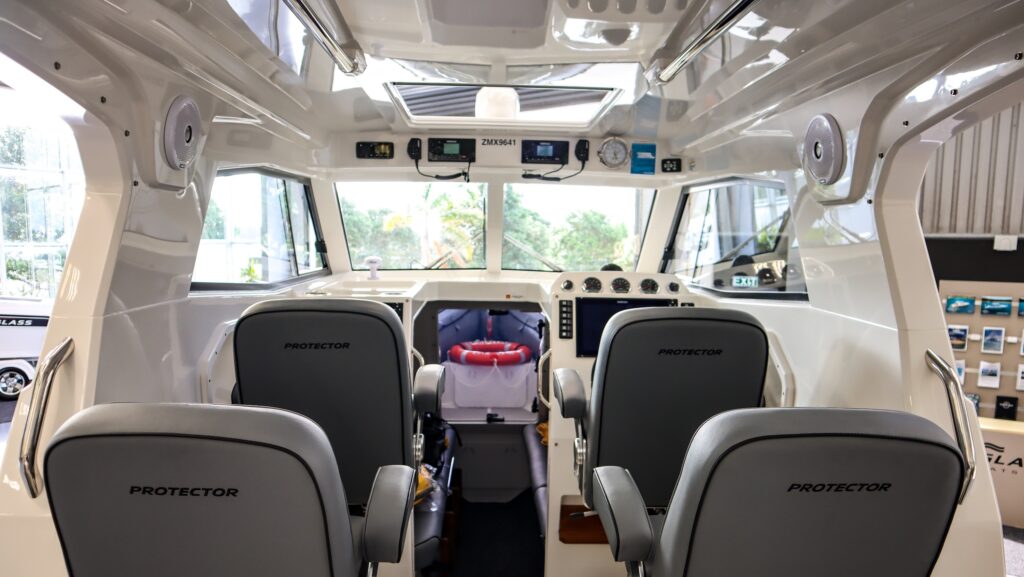 inside seating NZ Customs Protector 310 Targa