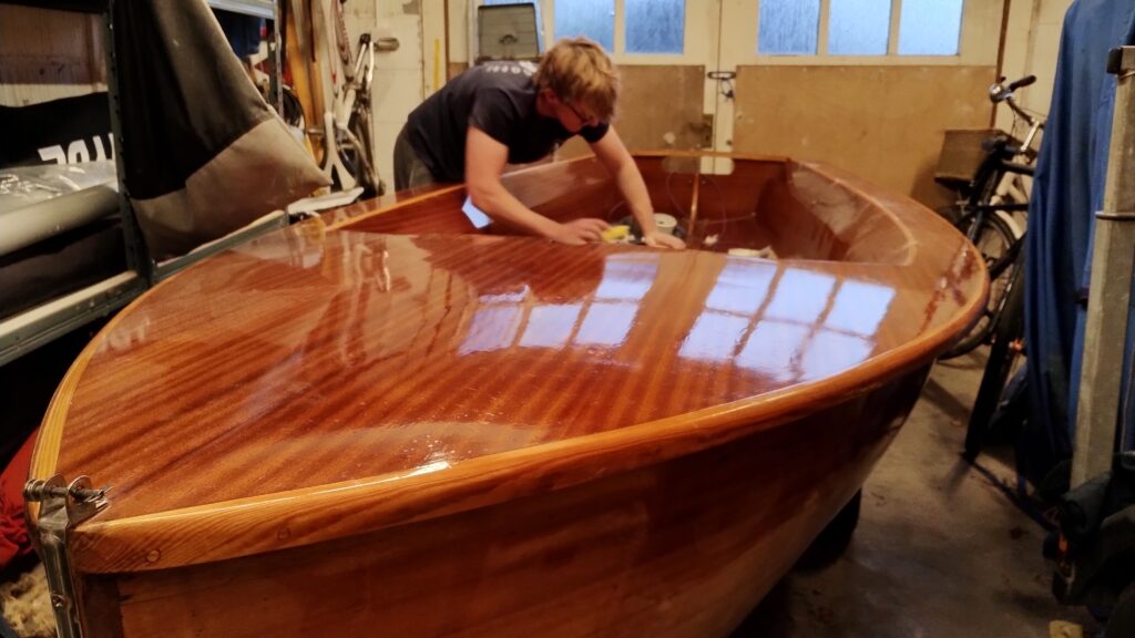 Traditional wooden boatbuilder