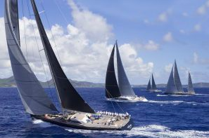 Fleet of superyachts compete in superyacht challenge antigua