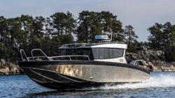 Viggo Boats aluminium motor boat on the water
