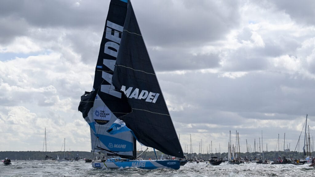 Colisión de dos veleros de la flota Ocean Race Europe en Kiel