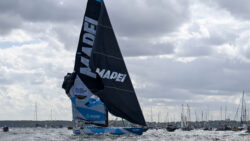 Collision of two sailing yachts from the Ocean Race Europe fleet in Kiel