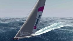 virtual regatta computer game of a yacht