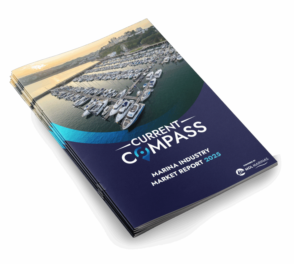 image showing front cover of new current compass marine report