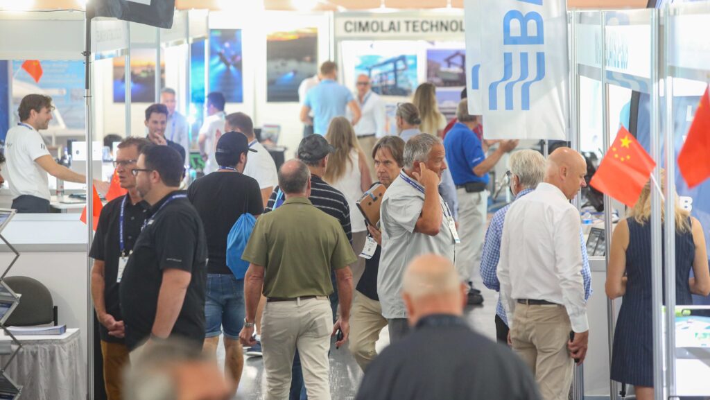 crowds gather on IBEX Showfloor