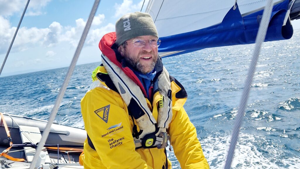 Mark Ashley Miller aboard Good Dog