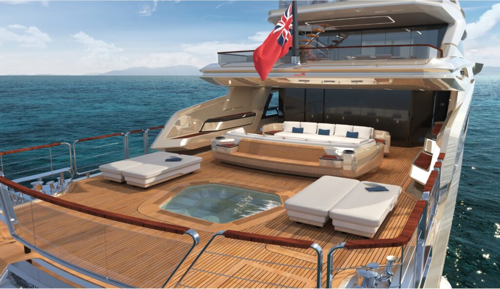 Sunseeker 甲板渲染图