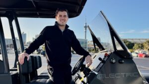 image of man standing on a boat