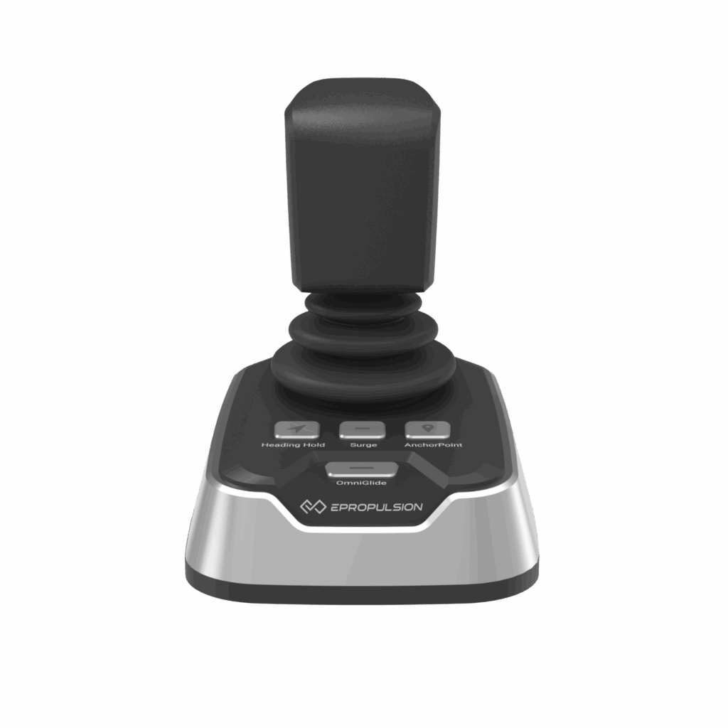 Bild des schwarzen Steuer-Joysticks von ePropulsion