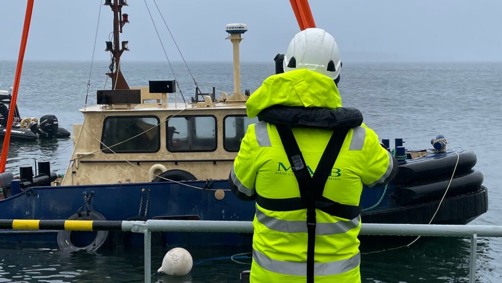 A MAIB Inspector in action