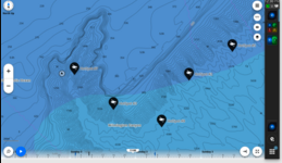 Simrad FishCast screen detail