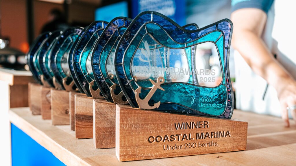 TYHA Marina of the Year Awards 2025 trophies