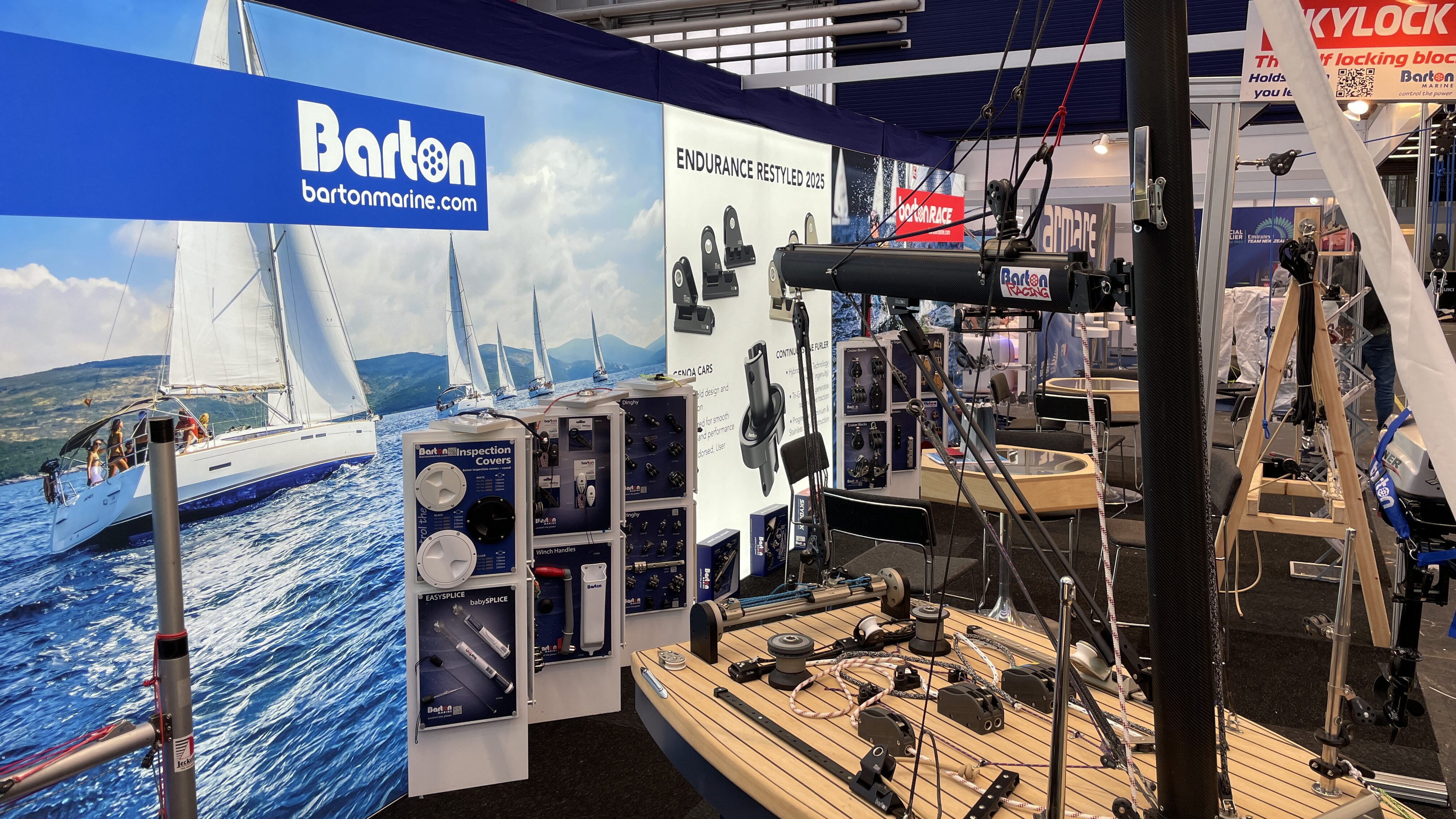 Barton Marine stand at industry trade show Metstrade