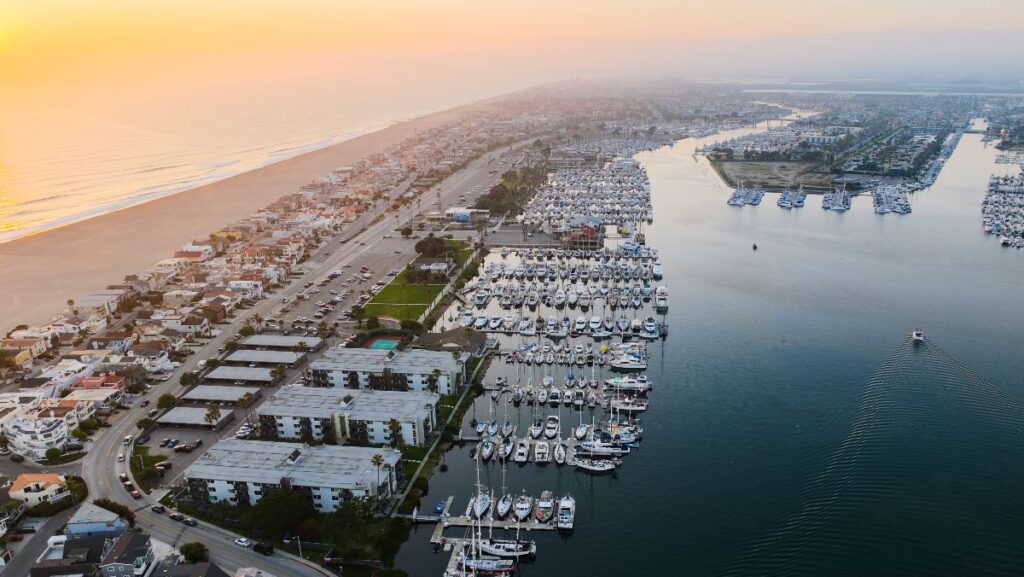 Channel Islands Harbor in Oxnard, Ventura County, California
