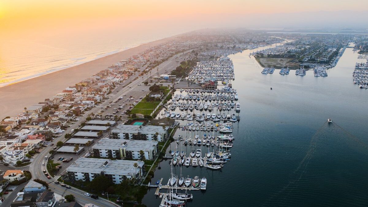 Channel Islands Harbor in Oxnard, Ventura County, California