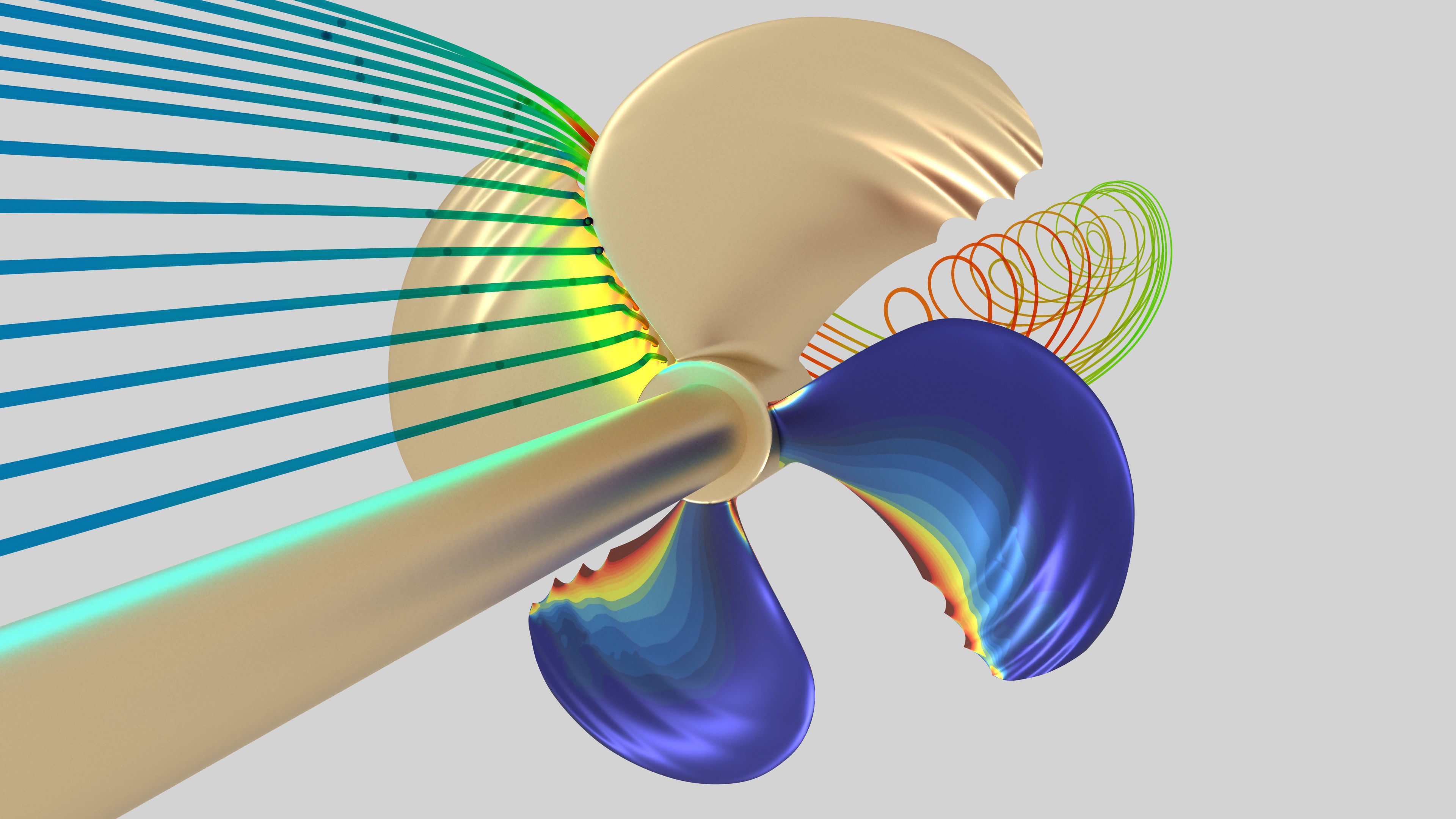 Rendering of sailfish propeller