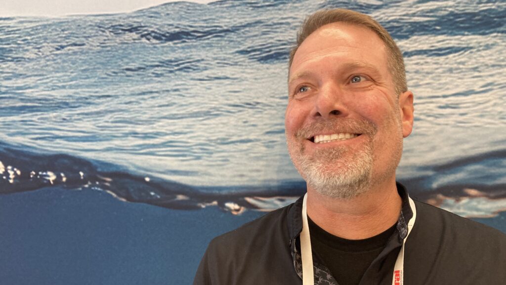 Ryan Luter grinning at Metstrade as Supersede wins accolades