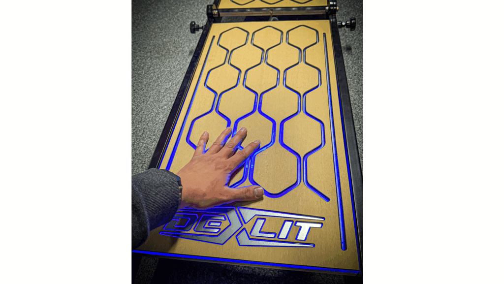 Image of light integrated boat gangway from DEXLIT