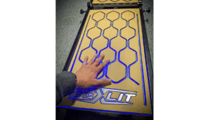 Image of light integrated boat gangway from DEXLIT