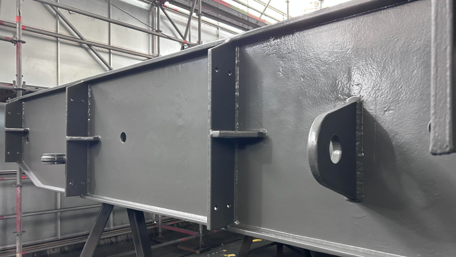 hydraulic assets protected by Steelpaint in Germany