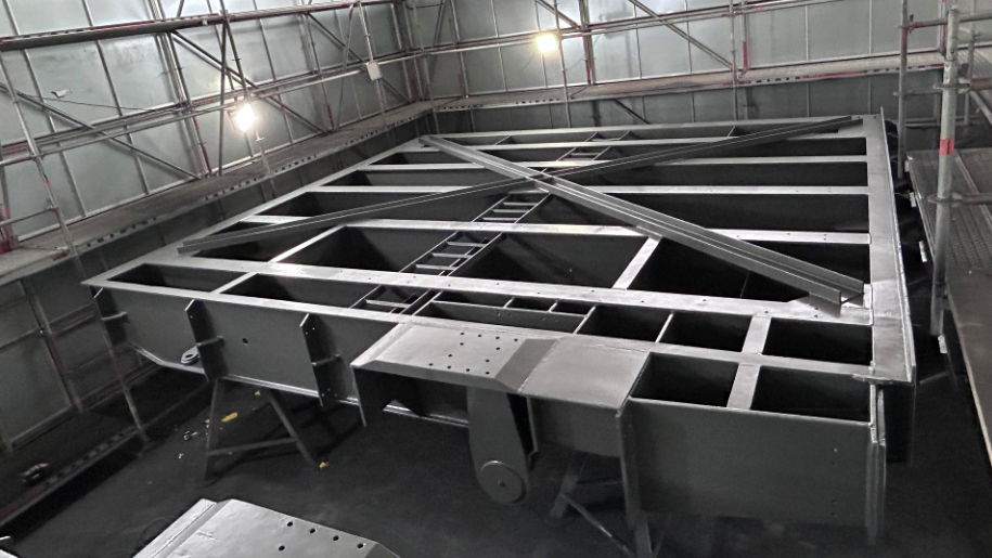 hydraulic assets protected by Steelpaint in Germany