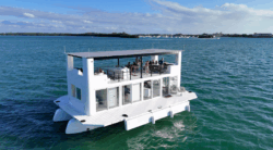 solar-electric yacht from Arkup on sea