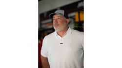 Nat McAllister stares into distance