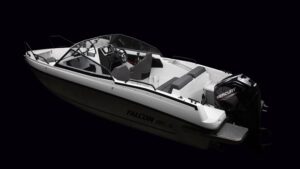 black and white image of Falcon BRs6 from Nimbus Group