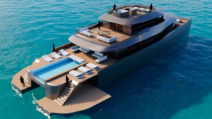 Render of new superyacht after Hans Kortlevers buys Jongert Yachts