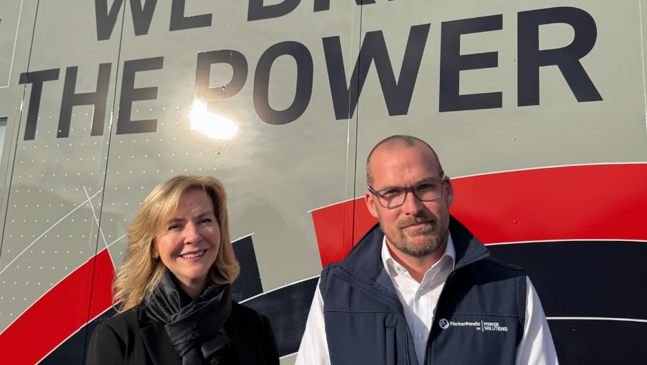 Louise Sims, commercial director (left) and Ian Saunders, sales director