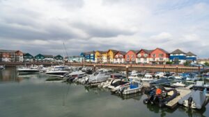 Exmouth Marina in Devon
