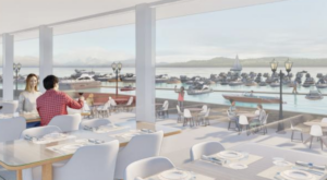 Loch lomond marina illustration drawing