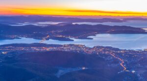 Tasmania image at sunset - Freedom Boat Club