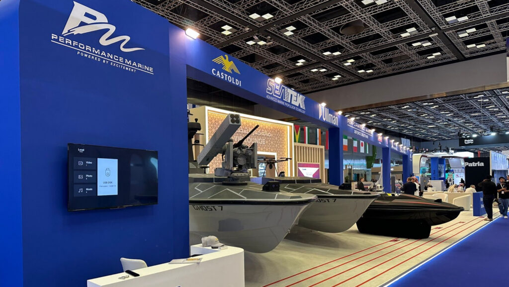 Castoldi's USV stand at exhibition