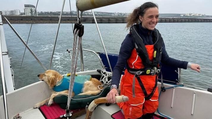 Jazz Turner a bordo della Fear. Immagine per gentile concessione di Henri-Lloyd