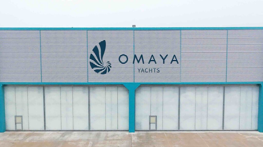 Omaya Yachts shipyard front
