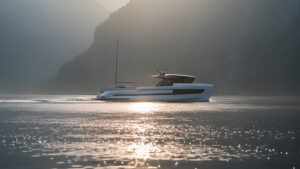 Rendering of Extra yachts X70 motor yacht