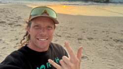 Belgian kitesurfer Koen Darras