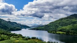 Loch Lomond is located within Loch Lomond & The Trossachs National Park in Scotland