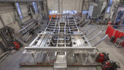 Aluminium hull fabrication underway at Gouwerok Shipyard