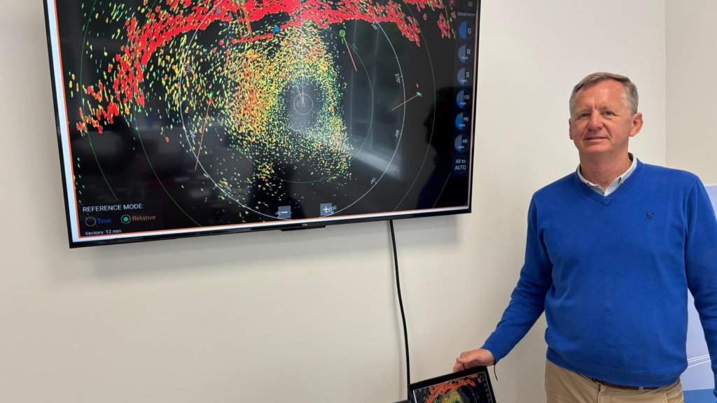 Rob McInally in the classroom