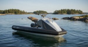 Rendering of modern electric jet ski