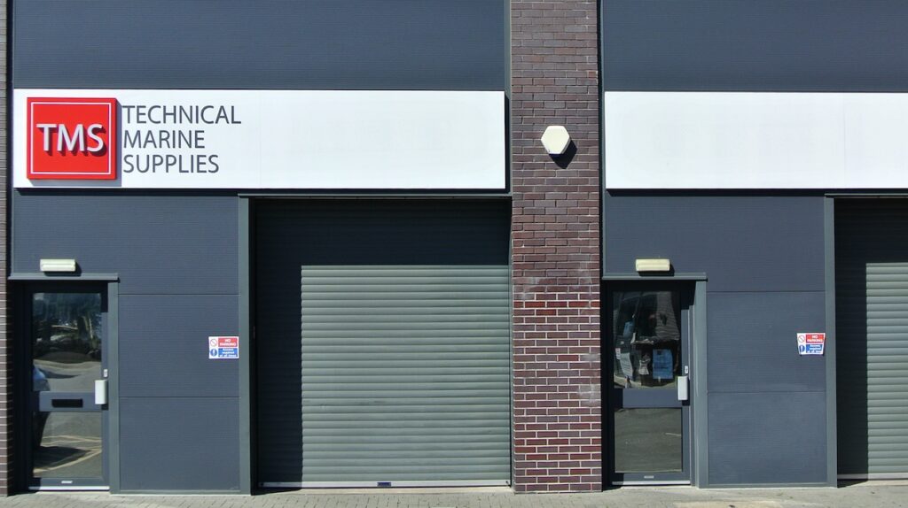 Exterior of TMS storefront