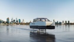 rendering of an Electric Hydrofoiling Passenger Vessel