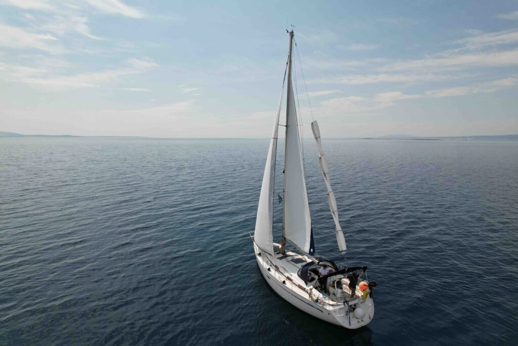 sailing boat on water