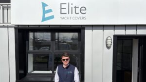 Elite Yacht Covers unit at Hamble Point Marina