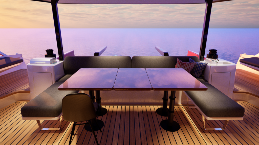 The Shift 54+ catamaran by Shift Yachts